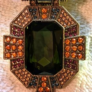 NWT.  Heidi Daus statement necklace.  "Butterfly Embrace".  Two necklaces.